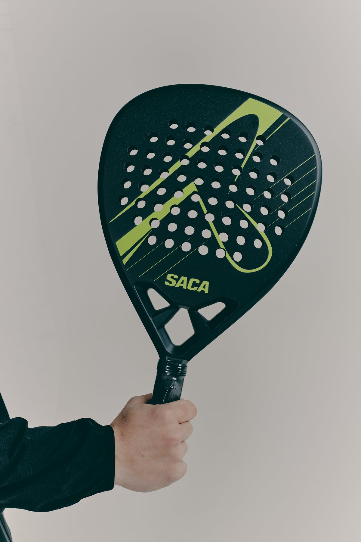 SACA Essential Padel Racket — front view