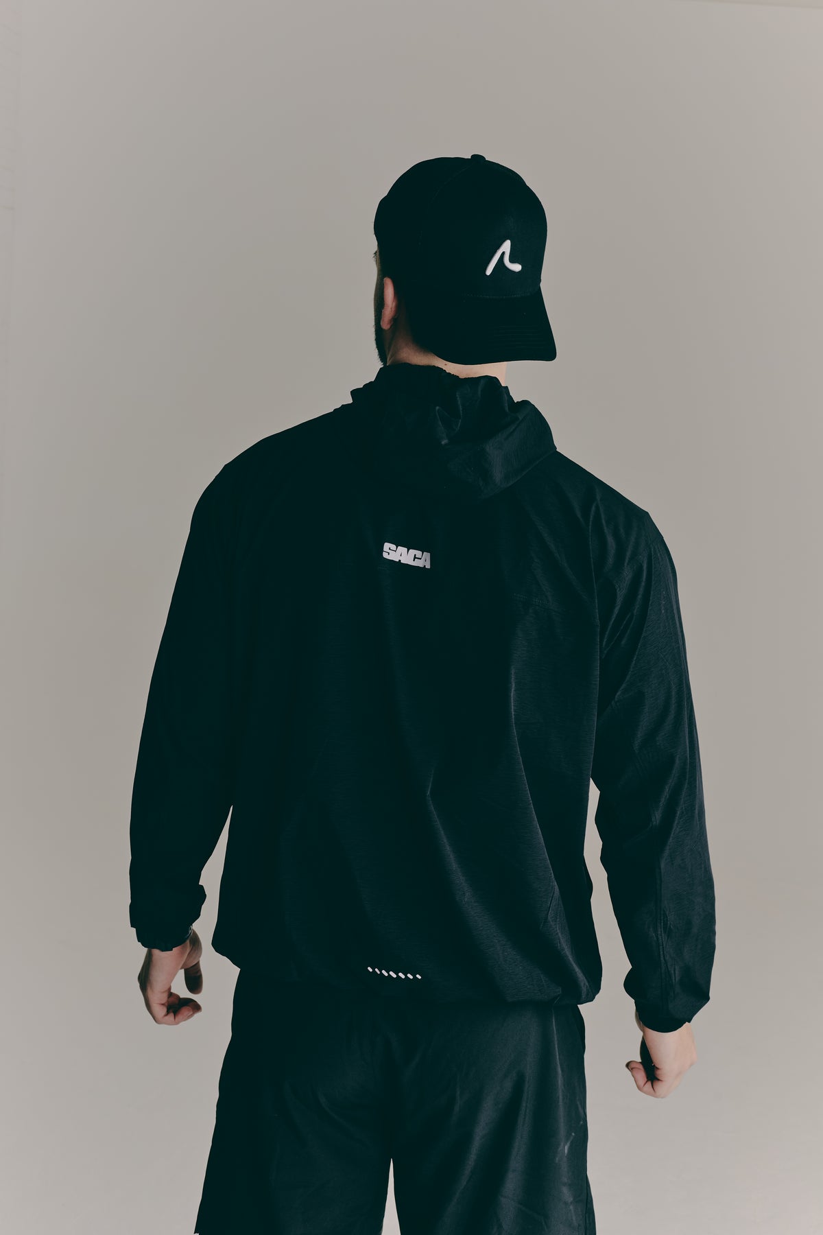 SACA Contest Cap in black — side view