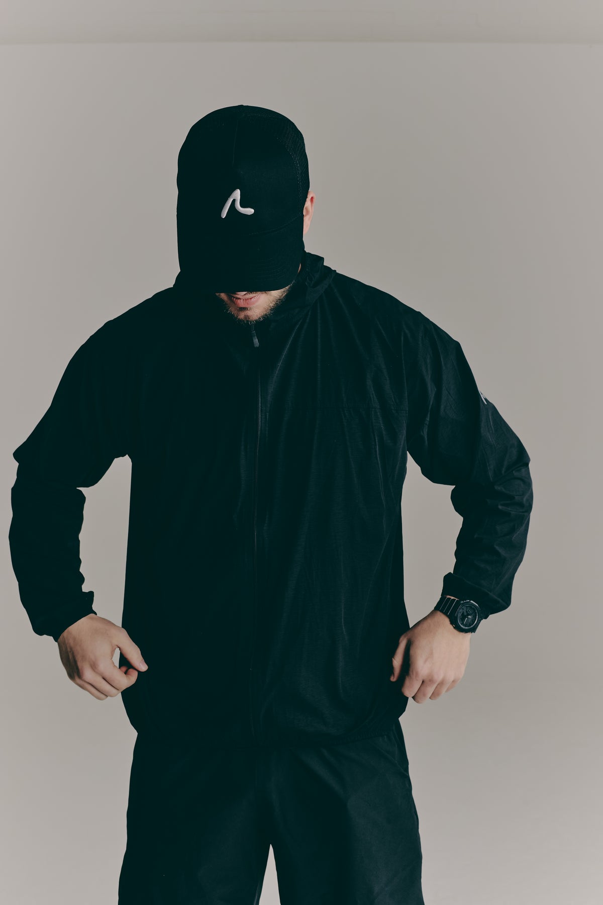 SACA Contest Cap in black — back view