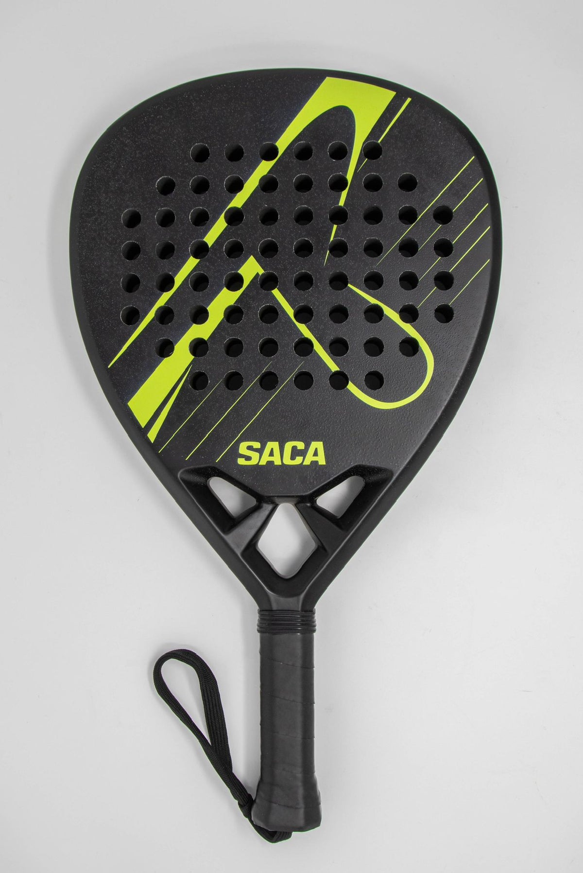 SACA Essential Padel Racket — lifestyle on court
